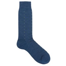 63%OFF メンズドレスソックス Pantherellaミニ正方形クルーソックス - （男性用）軽量、メリノウール Pantherella Mini Squares Crew Socks - Lightweight Merino Wool (For Men)画像